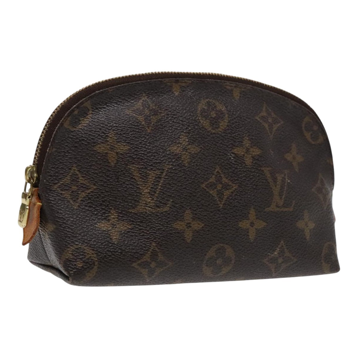 LOUIS VUITTON Monogram Pochette Cosmetic PM Cosmetic Pouch M47515 LV Auth 94167