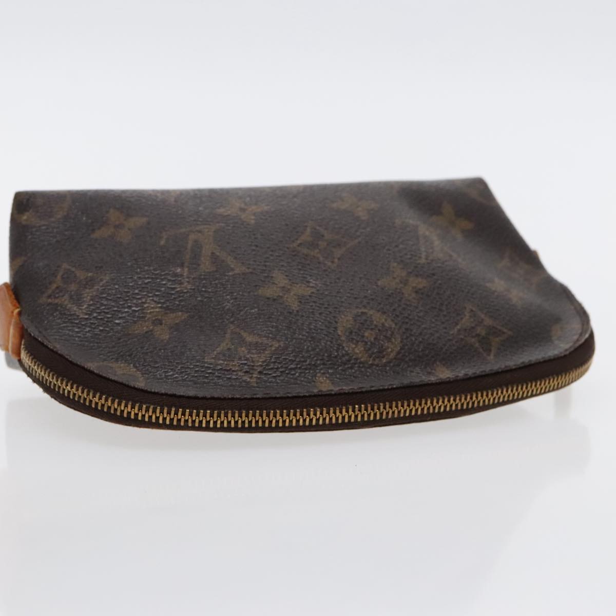 LOUIS VUITTON Monogram Pochette Cosmetic PM Cosmetic Pouch M47515 LV Auth 94167