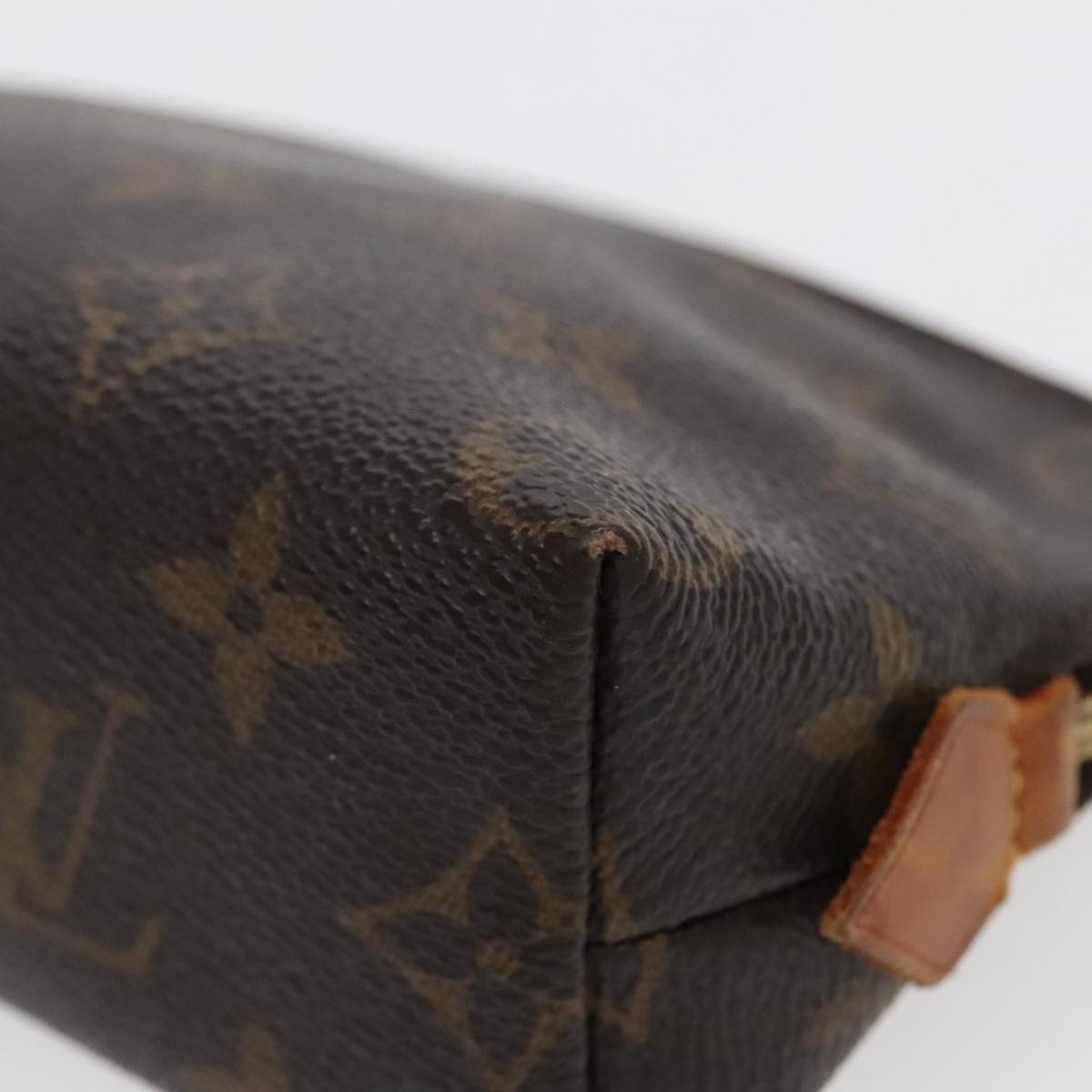 LOUIS VUITTON Monogram Pochette Cosmetic PM Cosmetic Pouch M47515 LV Auth 94167