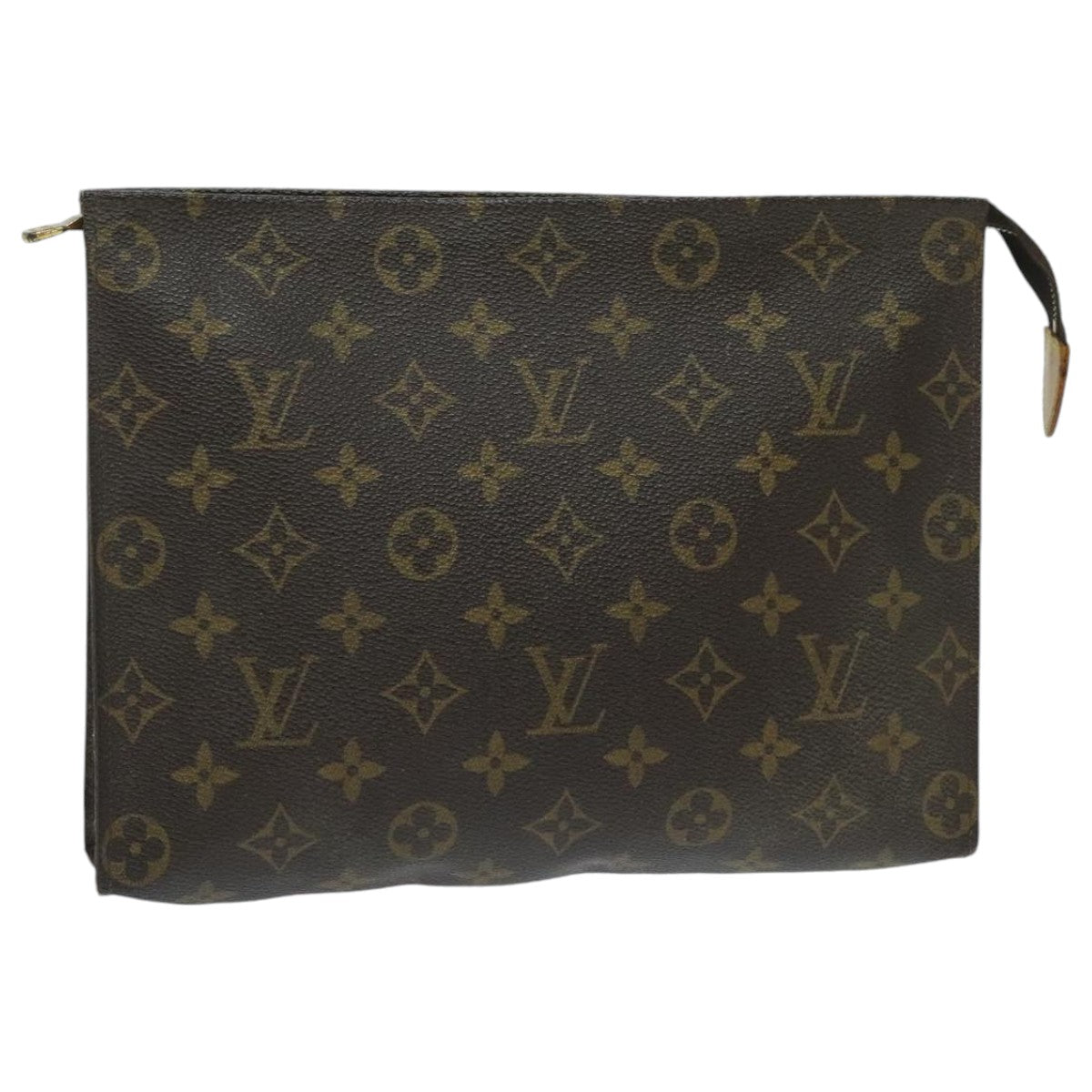 LOUIS VUITTON Monogram Poche Toilette 26 Pouch M47542 LV Auth 94171