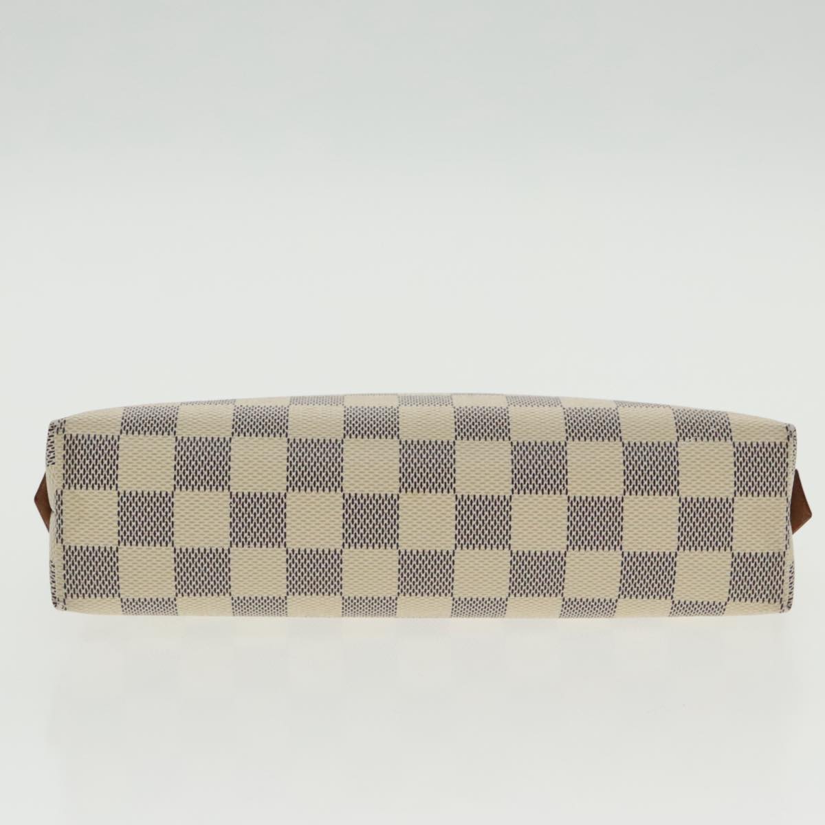 LOUIS VUITTON Damier Azur Pochette Cosmetic GM Pouch N23346 LV Auth 94178