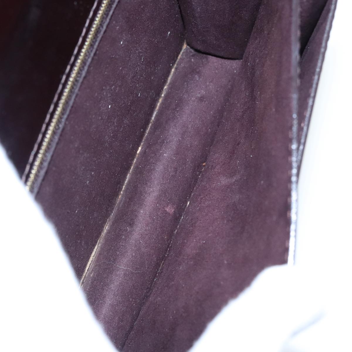 LOUIS VUITTON Monogram Vernis Monceau BB Bag 2way Amarante M91580 LV Auth 94183