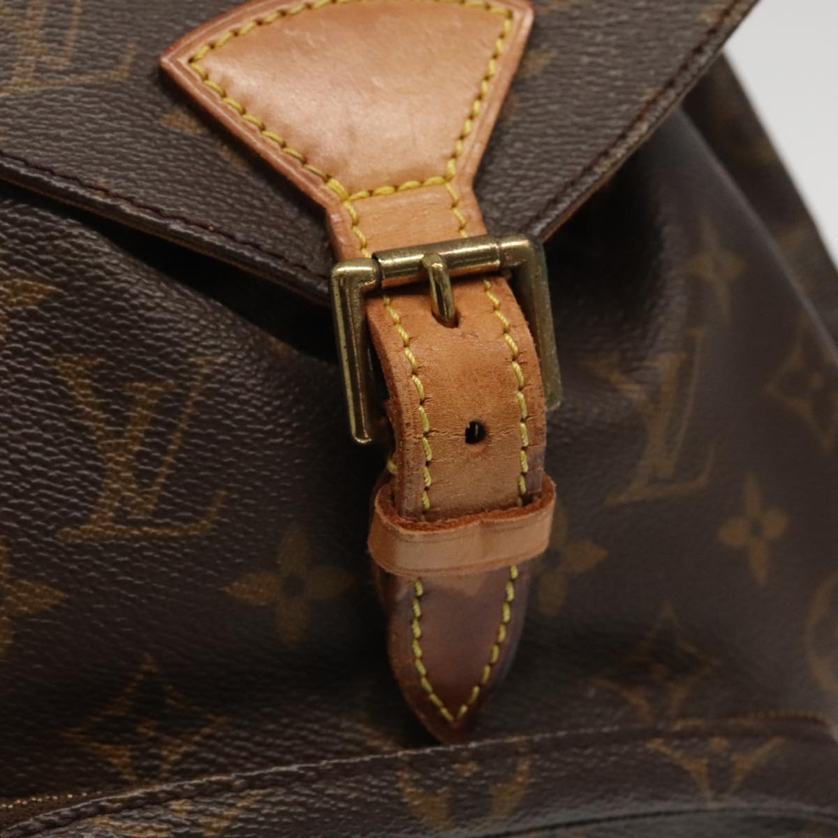 LOUIS VUITTON Monogram Montsouris MM Backpack M51136 LV Auth 94211