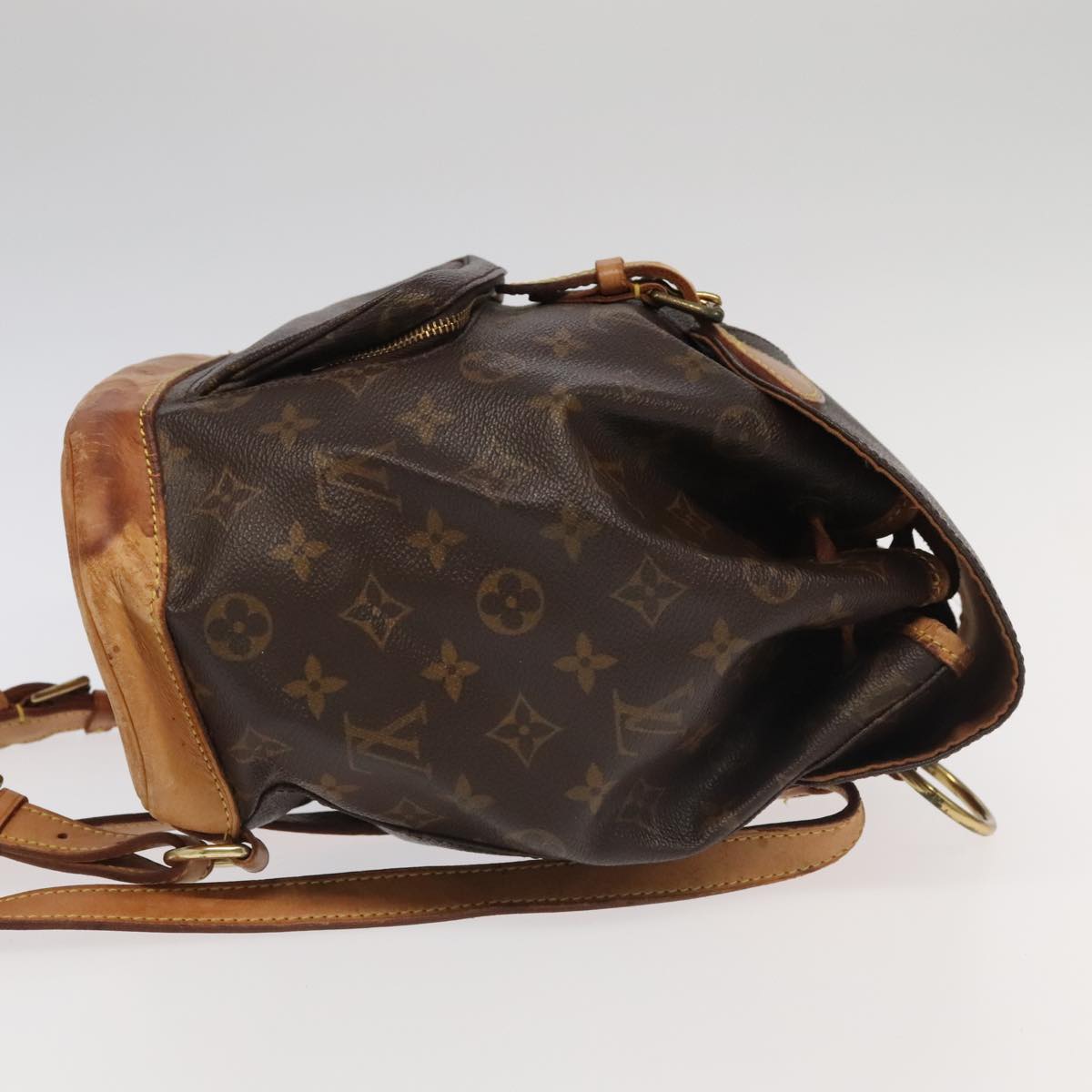 LOUIS VUITTON Monogram Montsouris MM Backpack M51136 LV Auth 94211