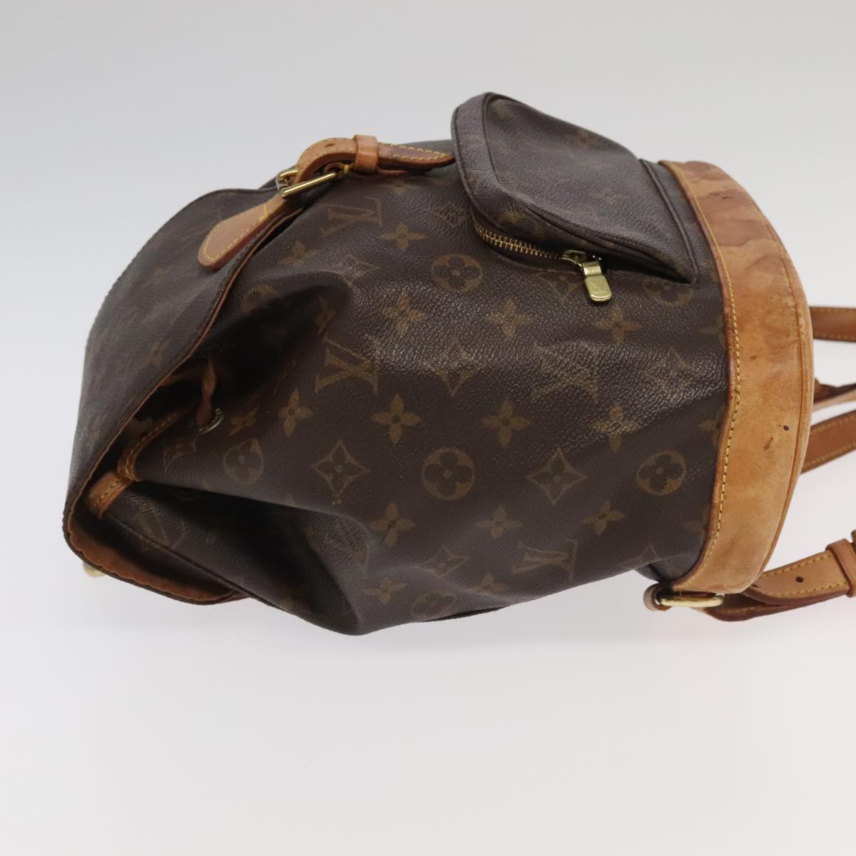 LOUIS VUITTON Monogram Montsouris MM Backpack M51136 LV Auth 94211