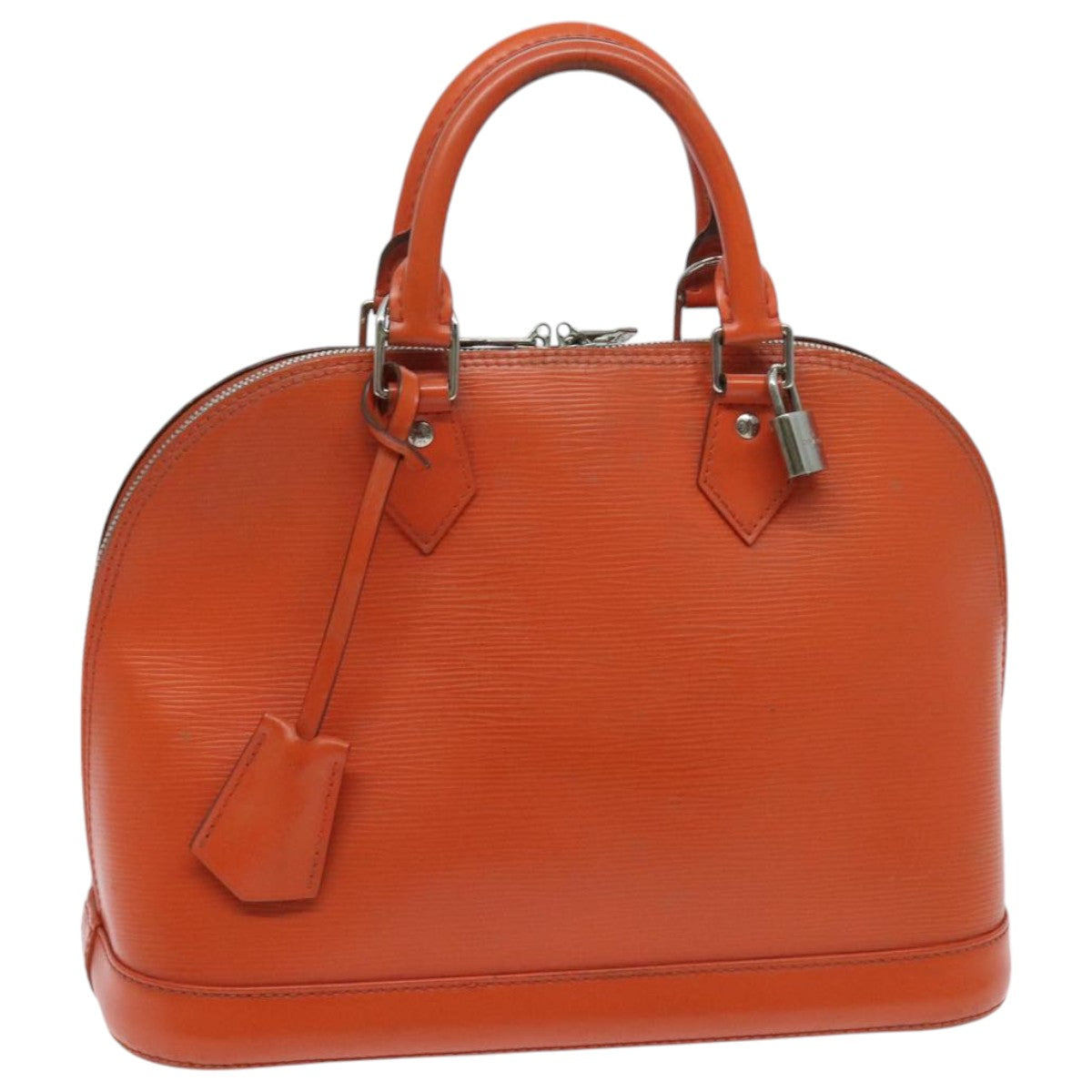 LOUIS VUITTON Epi Alma PM Hand Bag Orange Pimon M40623 LV Auth 94223