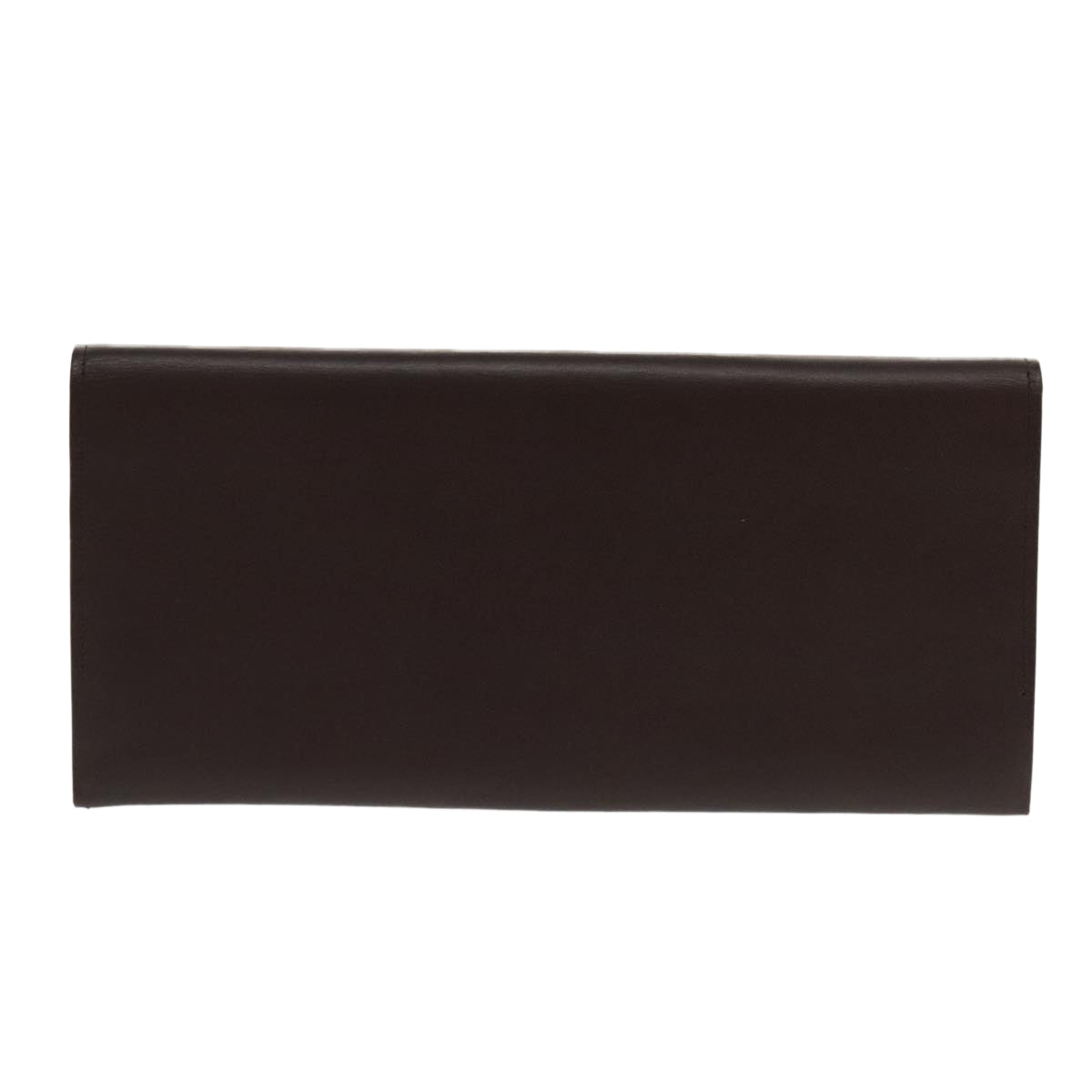 SAINT LAURENT Wallet Leather Bordeaux Auth 94255