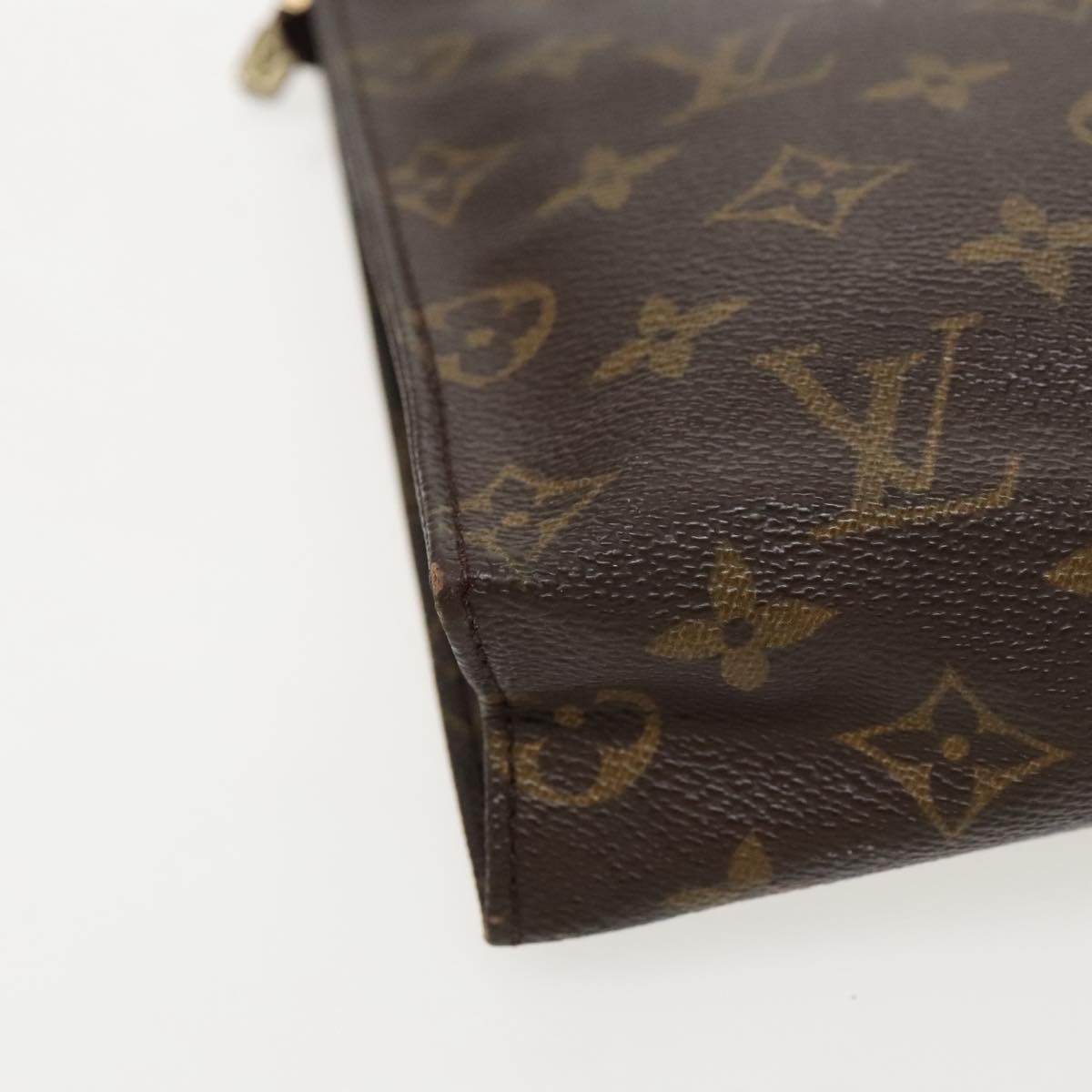 LOUIS VUITTON Monogram Poche Toilette 26 Pouch M47542 LV Auth 94279