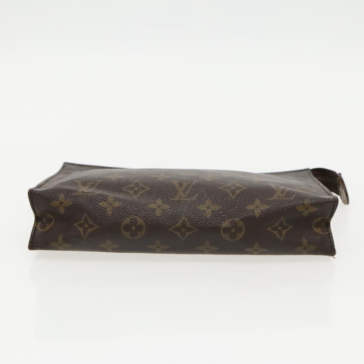 LOUIS VUITTON Monogram Poche Toilette 26 Pouch M47542 LV Auth 94279