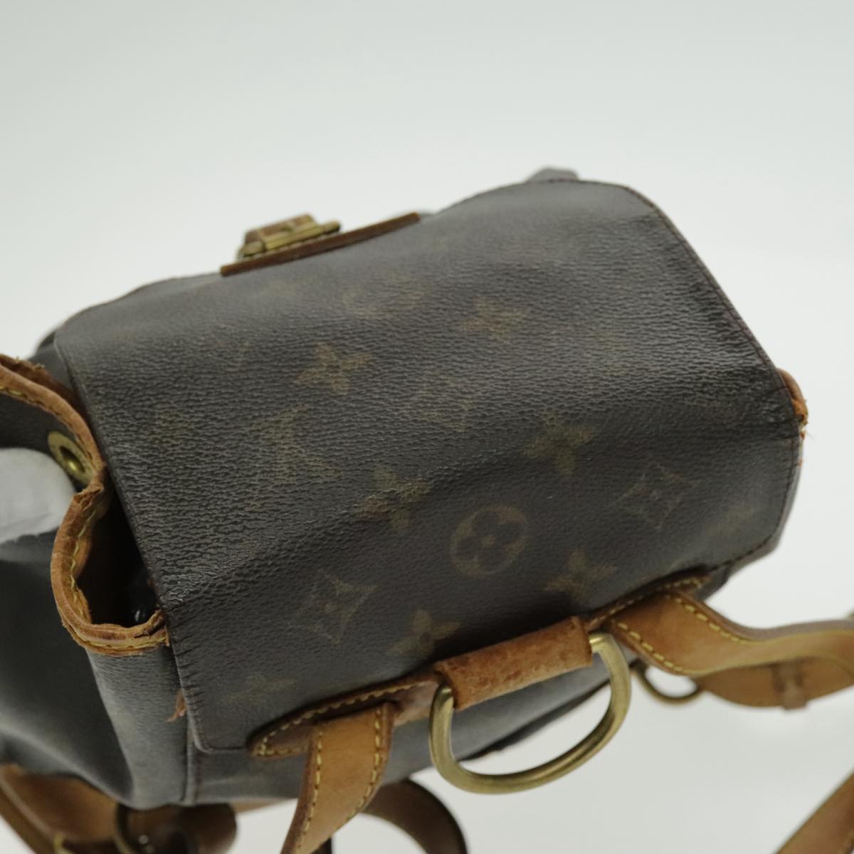 LOUIS VUITTON Monogram Montsouris MM Backpack M51136 LV Auth 94287