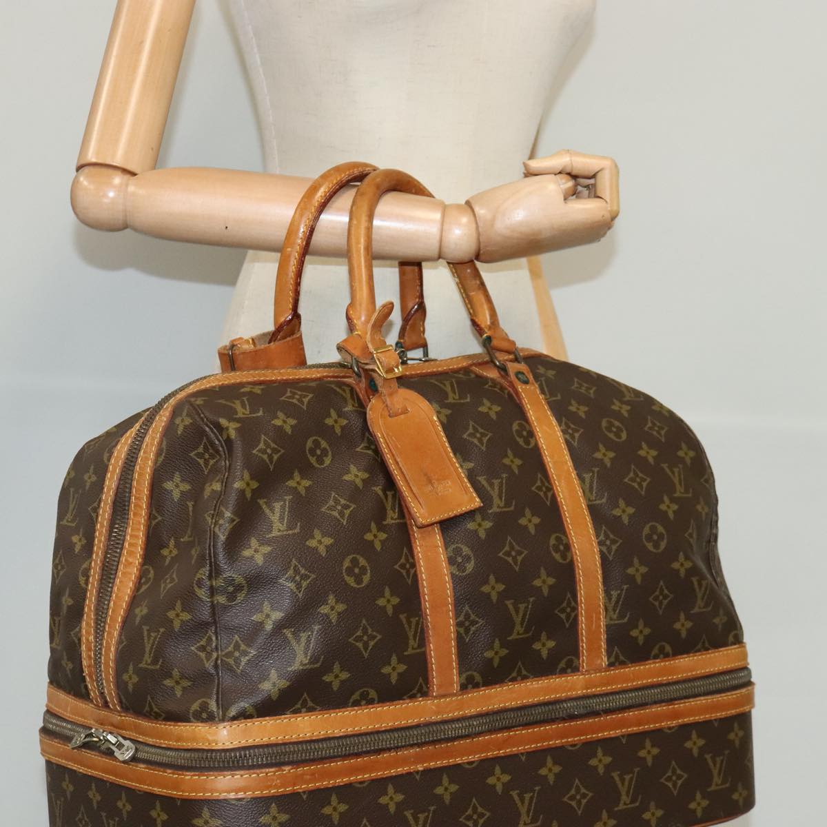 LOUIS VUITTON Monogram sack sports Boston Bag M41444 LV Auth 94289