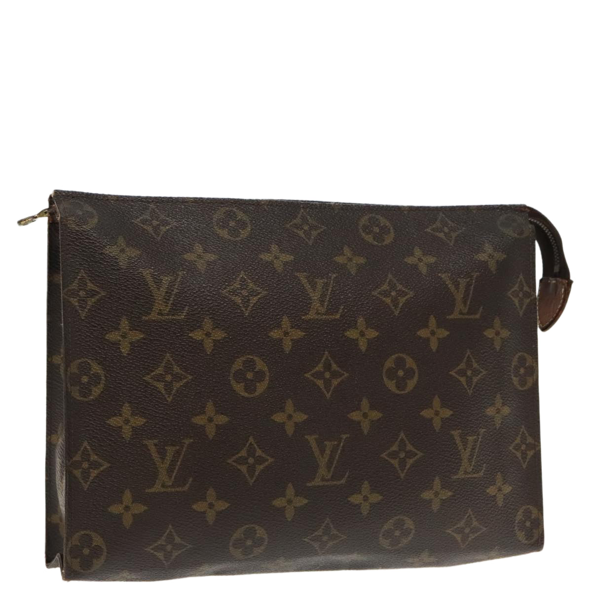 LOUIS VUITTON Monogram Poche Toilette 26 Pouch M47542 LV Auth 94329