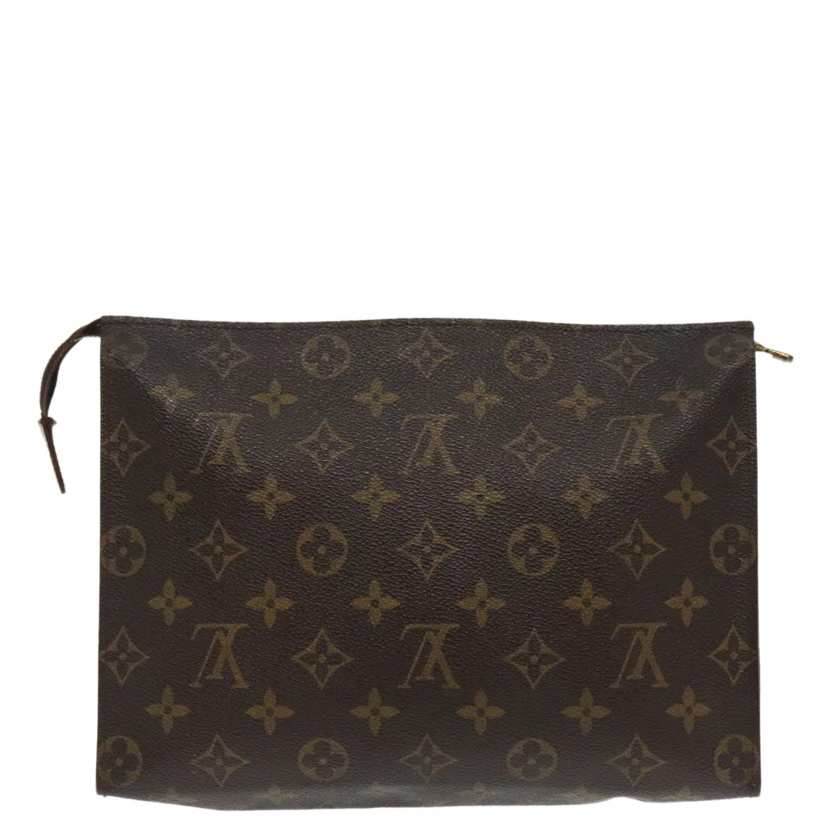 LOUIS VUITTON Monogram Poche Toilette 26 Pouch M47542 LV Auth 94329