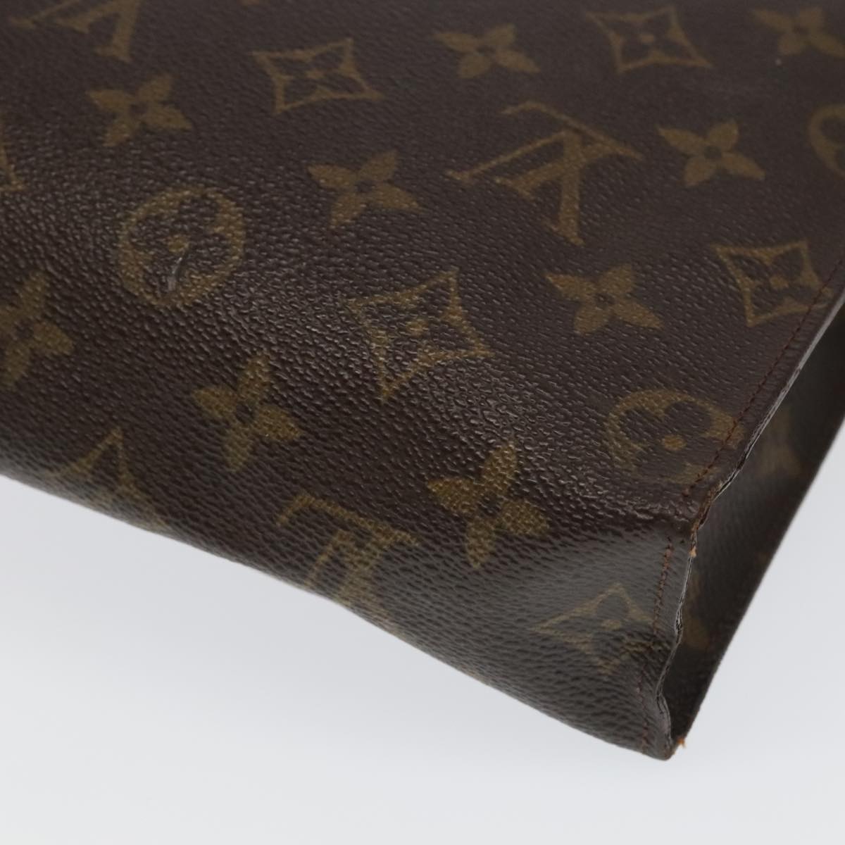 LOUIS VUITTON Monogram Poche Toilette 26 Pouch M47542 LV Auth 94330