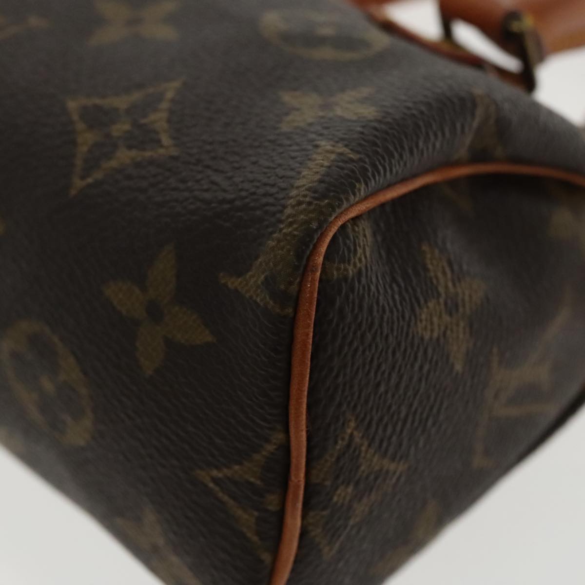 LOUIS VUITTON Monogram Mini Speedy Hand Bag M41534 LV Auth 94339