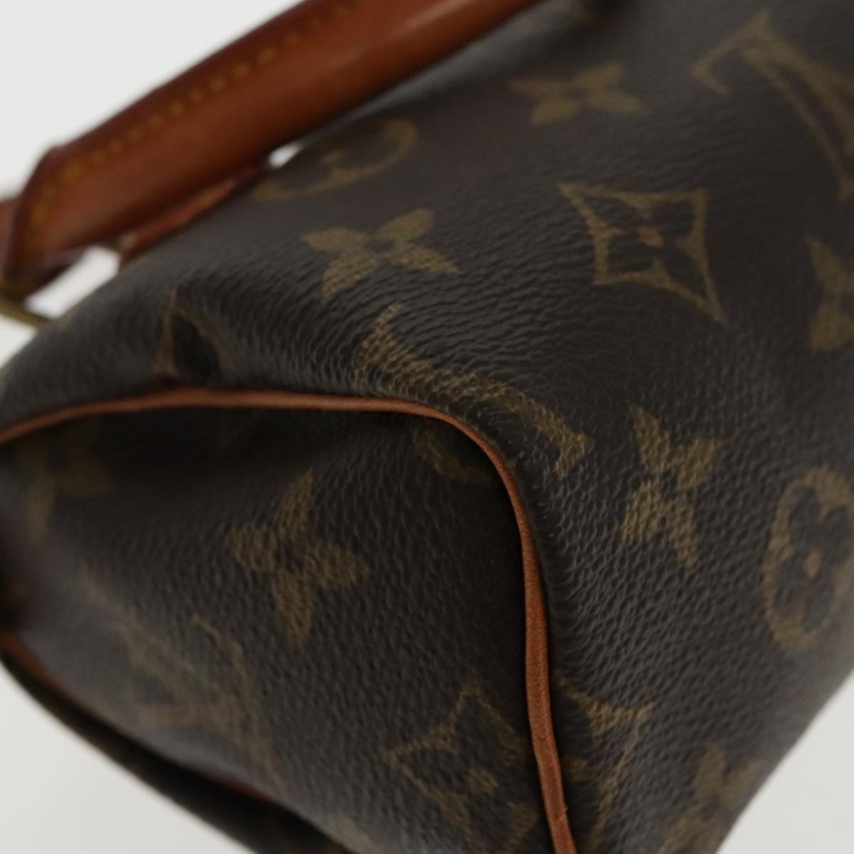 LOUIS VUITTON Monogram Mini Speedy Hand Bag M41534 LV Auth 94339