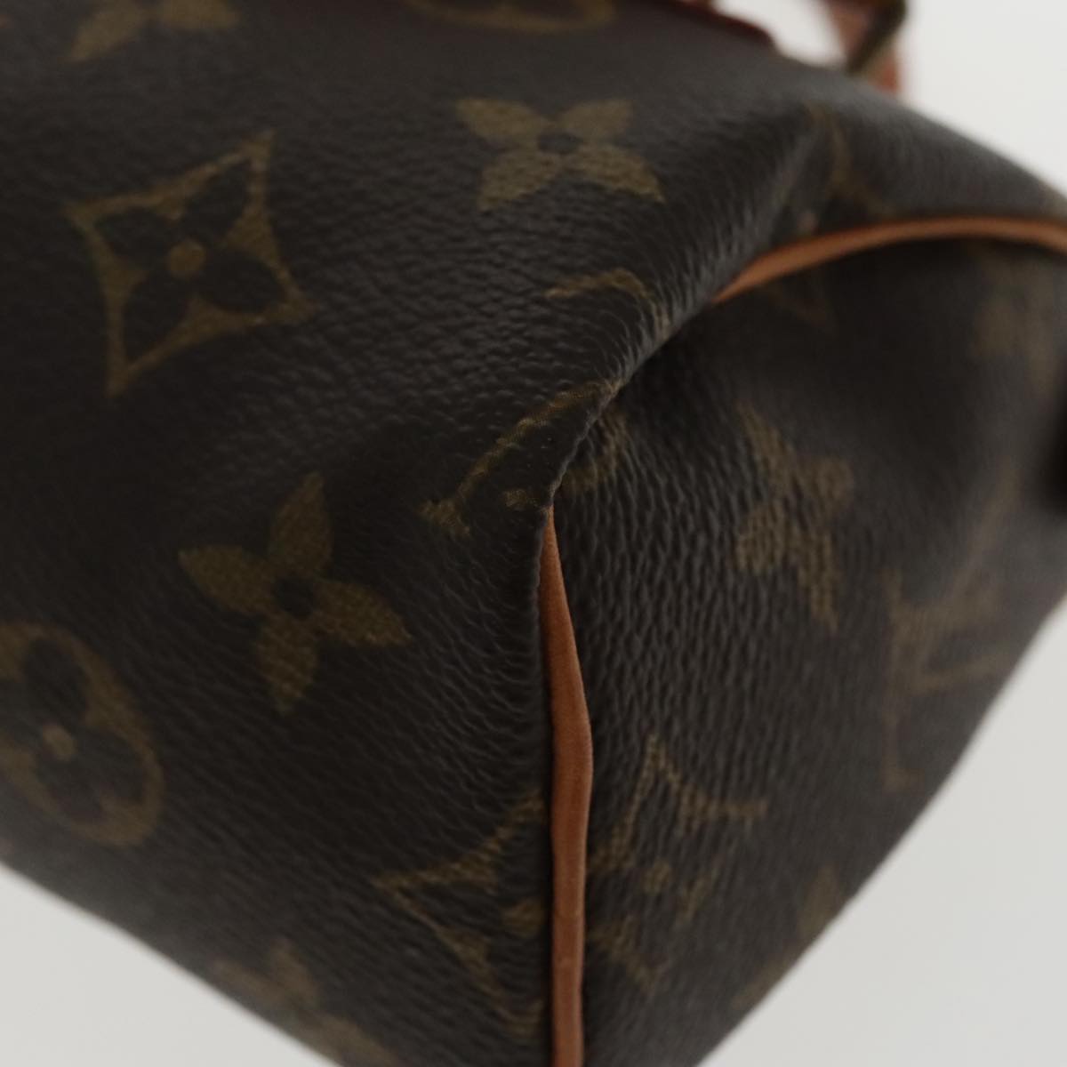 LOUIS VUITTON Monogram Mini Speedy Hand Bag M41534 LV Auth 94339