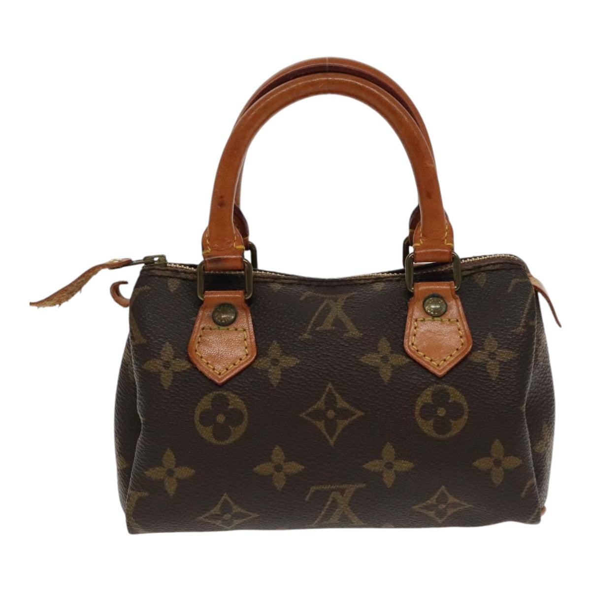 LOUIS VUITTON Monogram Mini Speedy Hand Bag M41534 LV Auth 94339