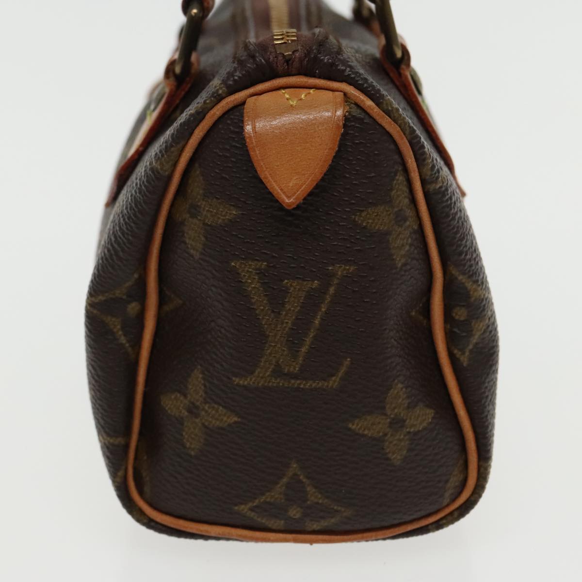 LOUIS VUITTON Monogram Mini Speedy Hand Bag M41534 LV Auth 94339