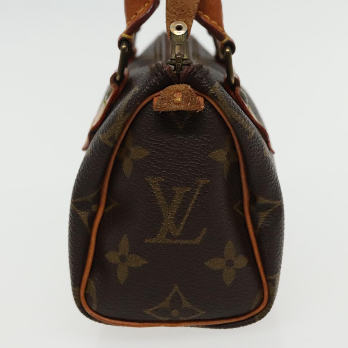 LOUIS VUITTON Monogram Mini Speedy Hand Bag M41534 LV Auth 94339