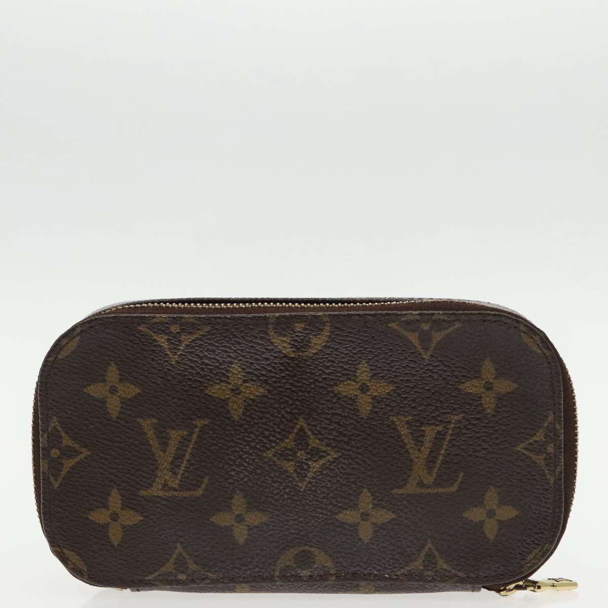 LOUIS VUITTON Monogram Trousse Brush PM Cosmetic Pouch M47510 LV Auth 94364