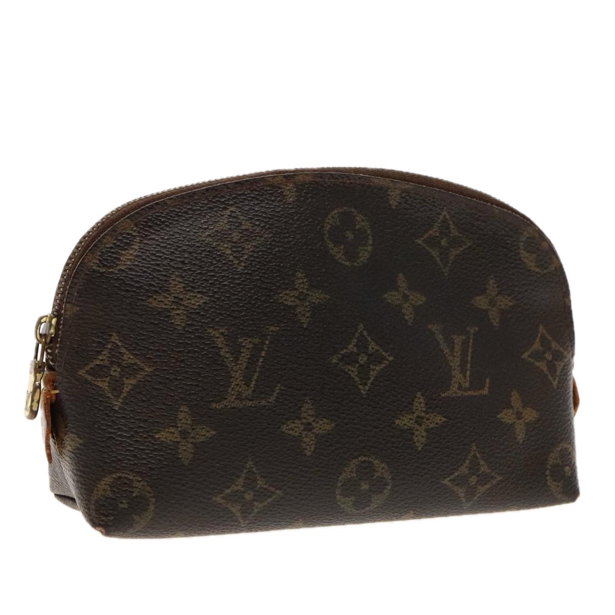 LOUIS VUITTON Monogram Pochette Cosmetic PM Cosmetic Pouch M47515 LV Auth 94476