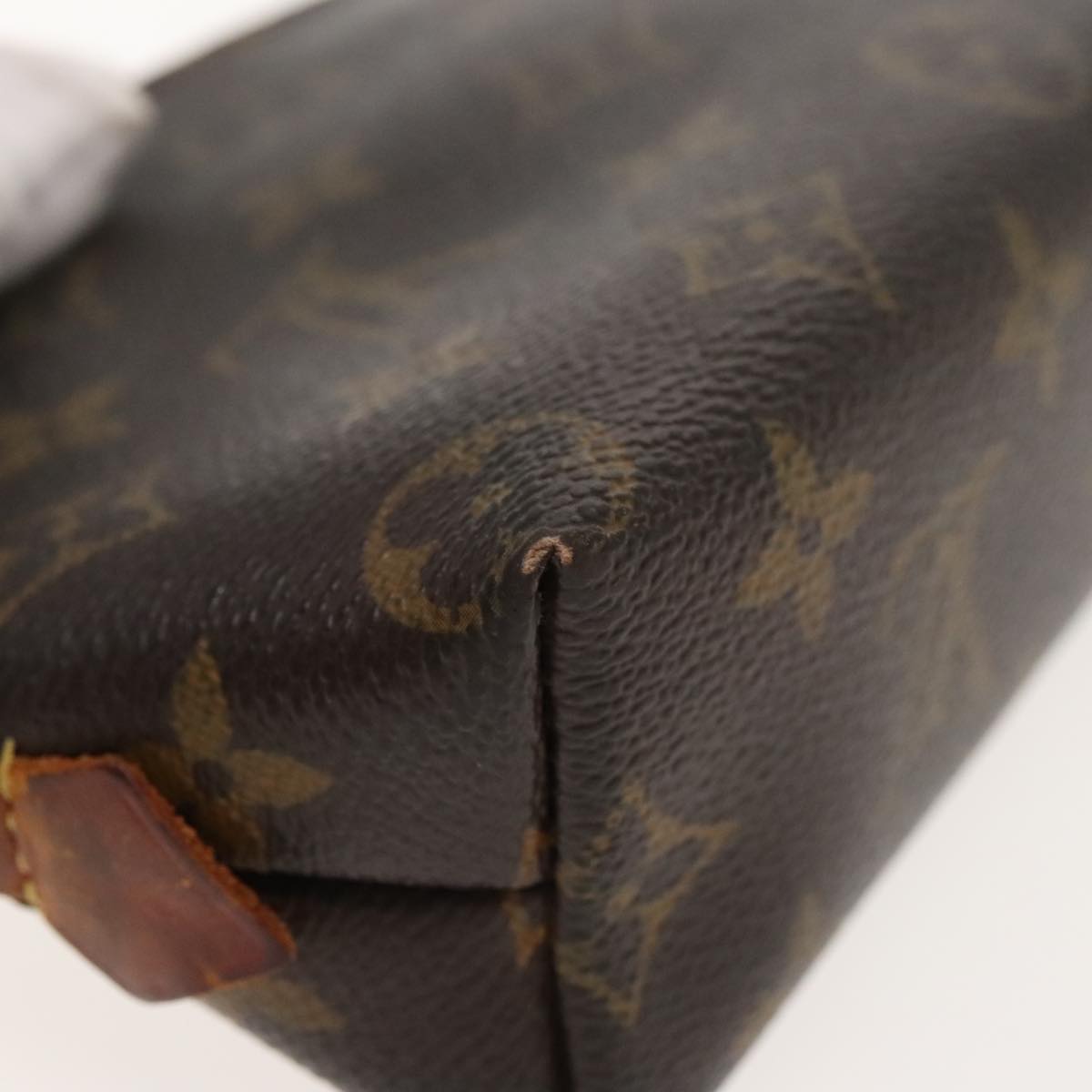 LOUIS VUITTON Monogram Pochette Cosmetic PM Cosmetic Pouch M47515 LV Auth 94476