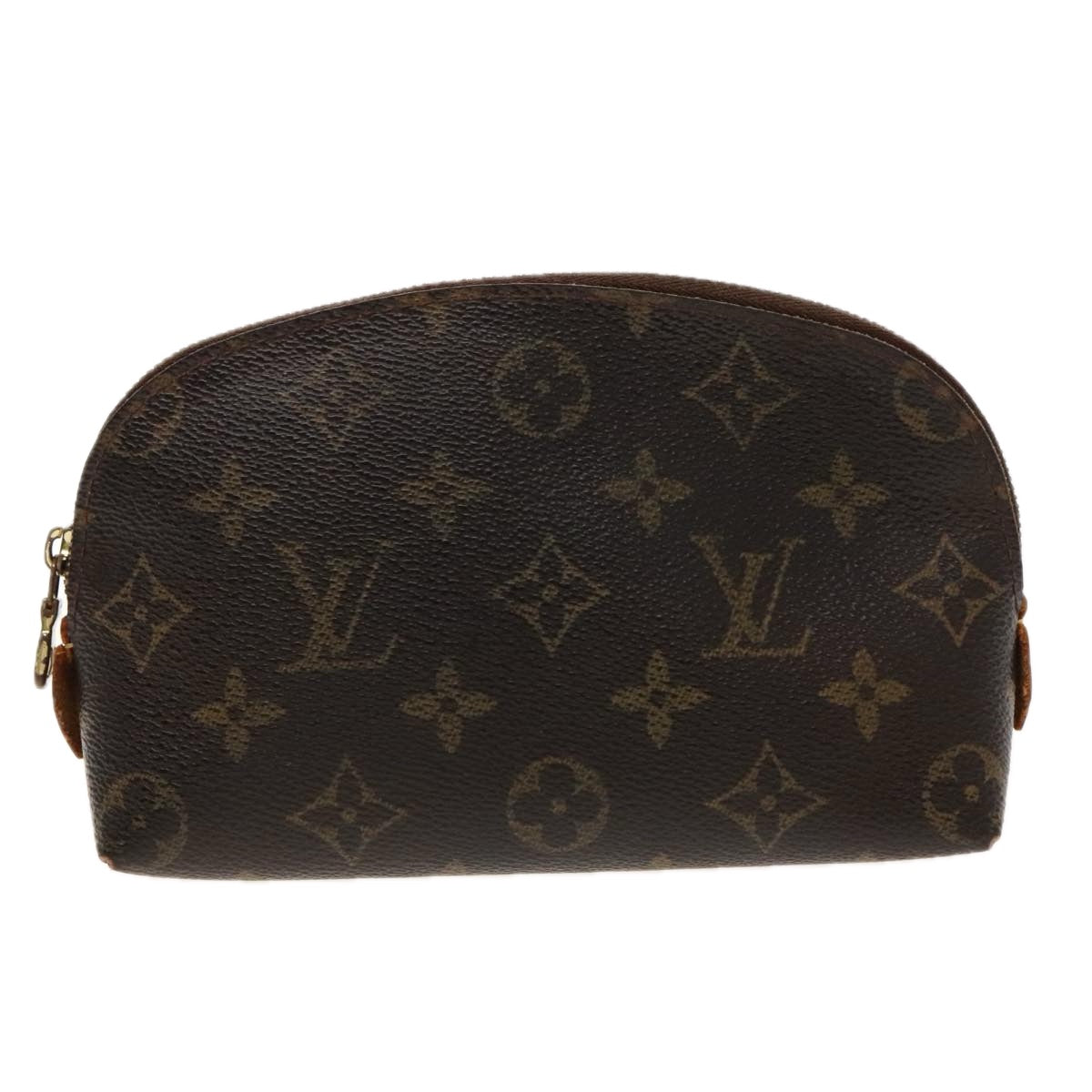 LOUIS VUITTON Monogram Pochette Cosmetic PM Cosmetic Pouch M47515 LV Auth 94476