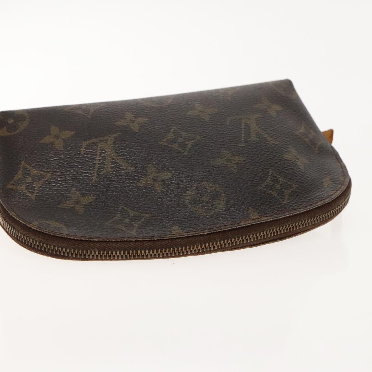 LOUIS VUITTON Monogram Pochette Cosmetic PM Cosmetic Pouch M47515 LV Auth 94476