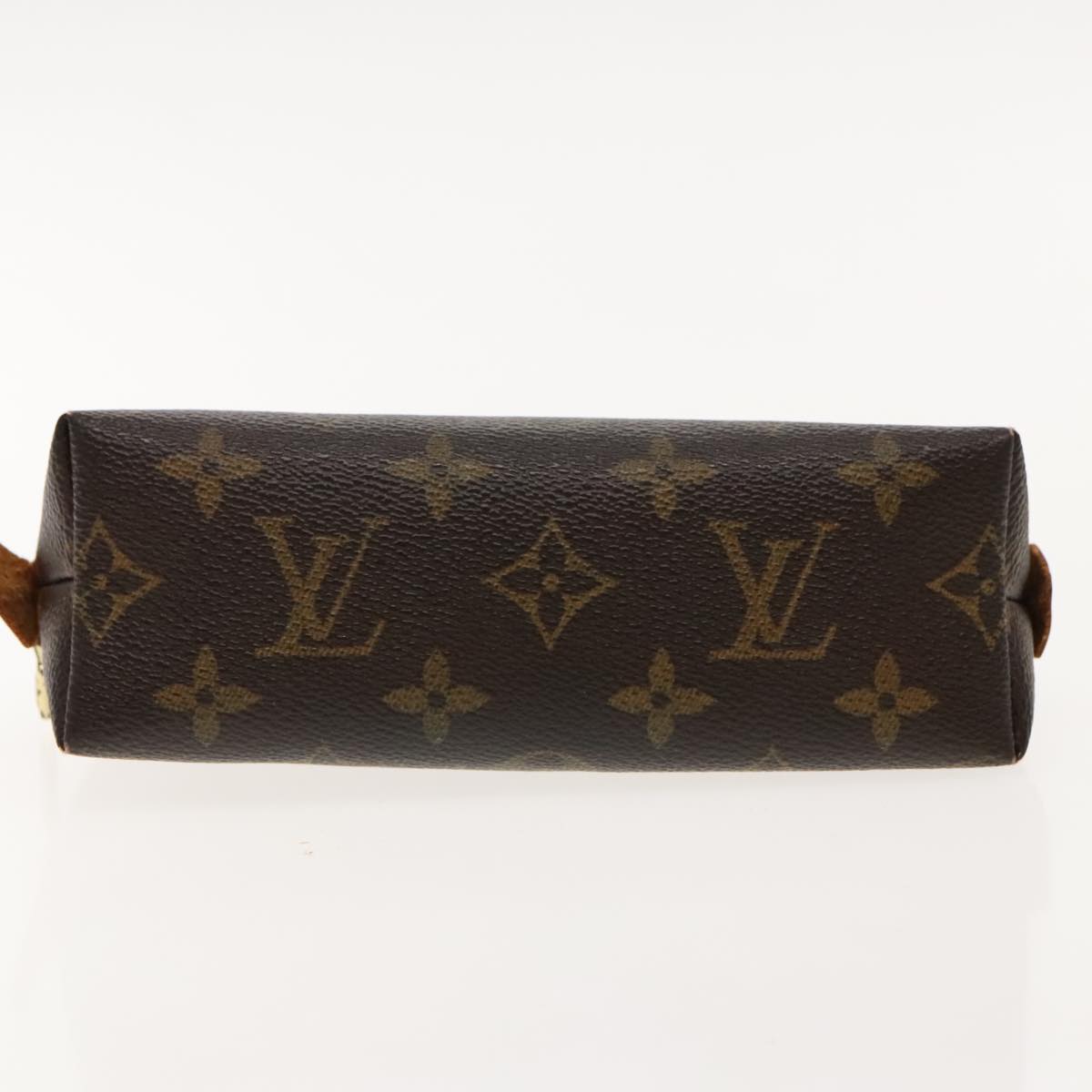 LOUIS VUITTON Monogram Pochette Cosmetic PM Cosmetic Pouch M47515 LV Auth 94476