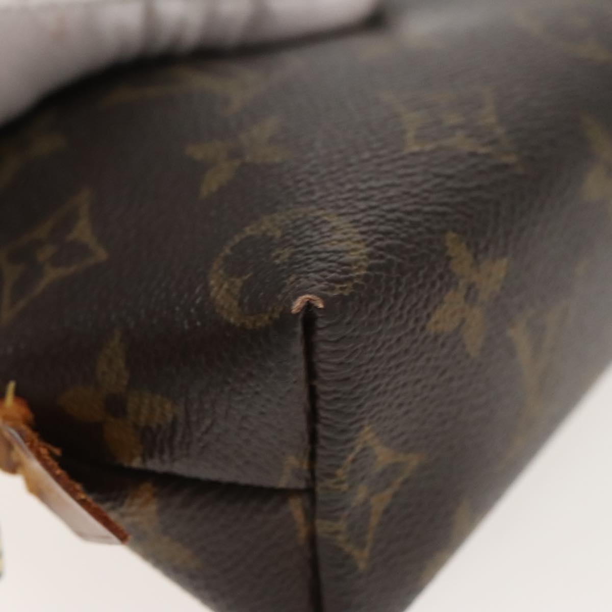 LOUIS VUITTON Monogram Pochette Cosmetic PM Cosmetic Pouch M47515 LV Auth 94476