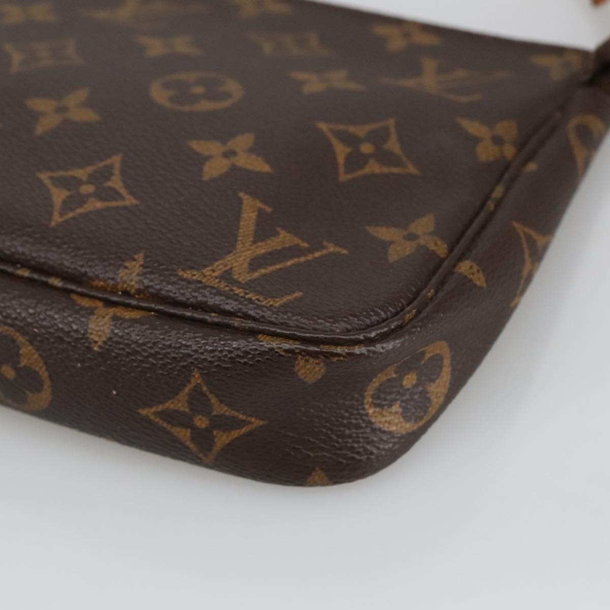 LOUIS VUITTON Monogram Pochette Accessoires Pouch M51980 LV Auth 94521