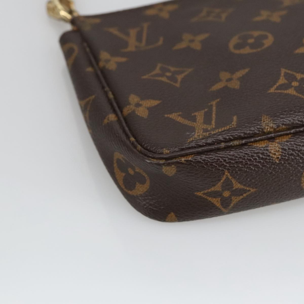 LOUIS VUITTON Monogram Pochette Accessoires Pouch M51980 LV Auth 94521