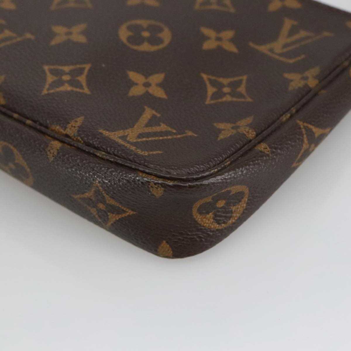 LOUIS VUITTON Monogram Pochette Accessoires Pouch M51980 LV Auth 94521