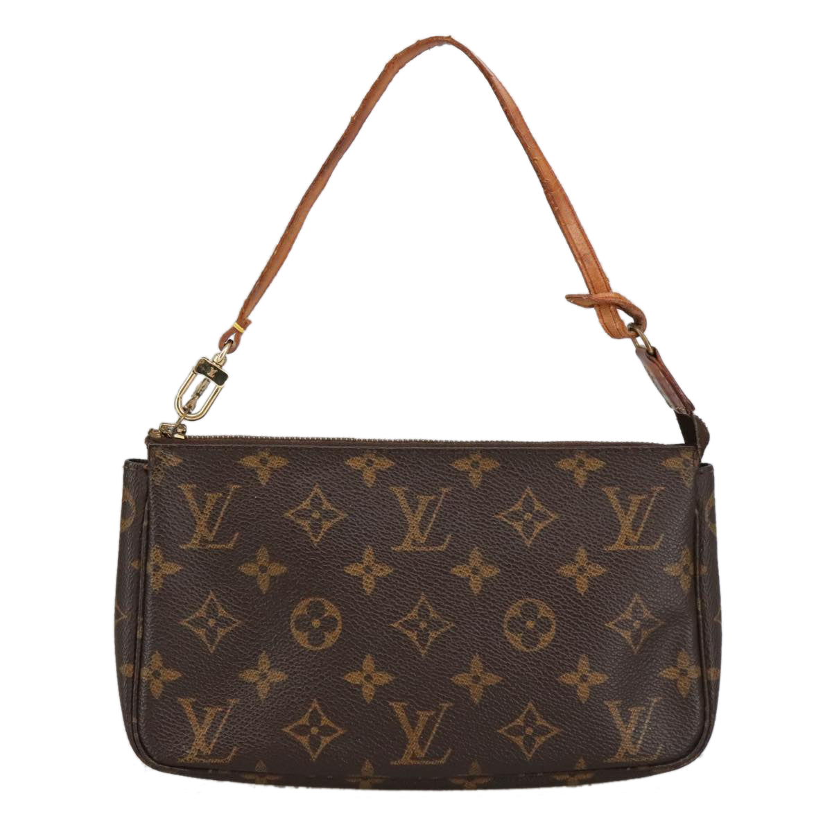 LOUIS VUITTON Monogram Pochette Accessoires Pouch M51980 LV Auth 94521