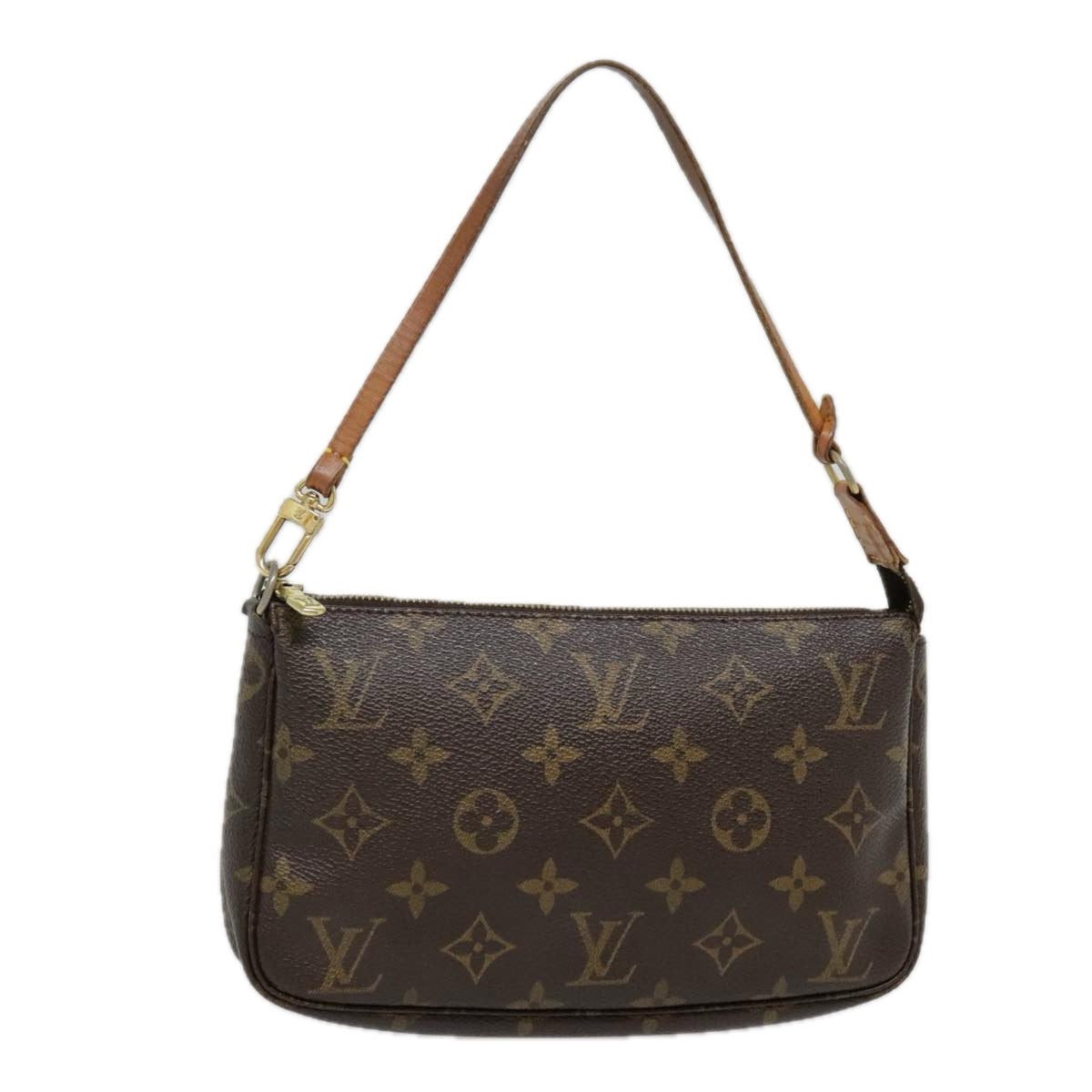 LOUIS VUITTON Monogram Pochette Accessoires Pouch M51980 LV Auth 94522