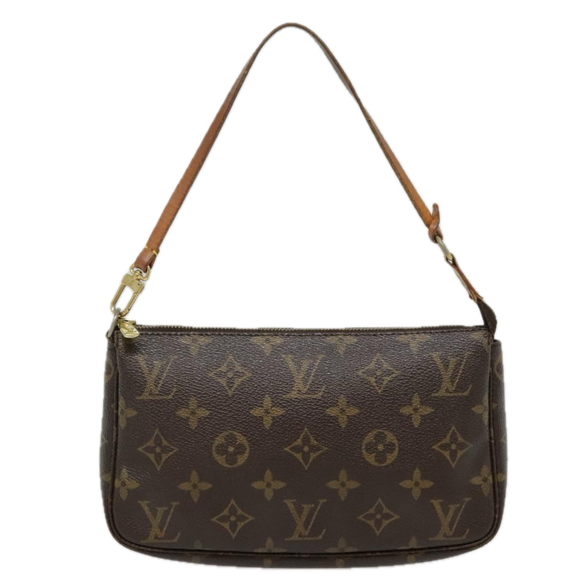 LOUIS VUITTON Monogram Pochette Accessoires Pouch M51980 LV Auth 94522