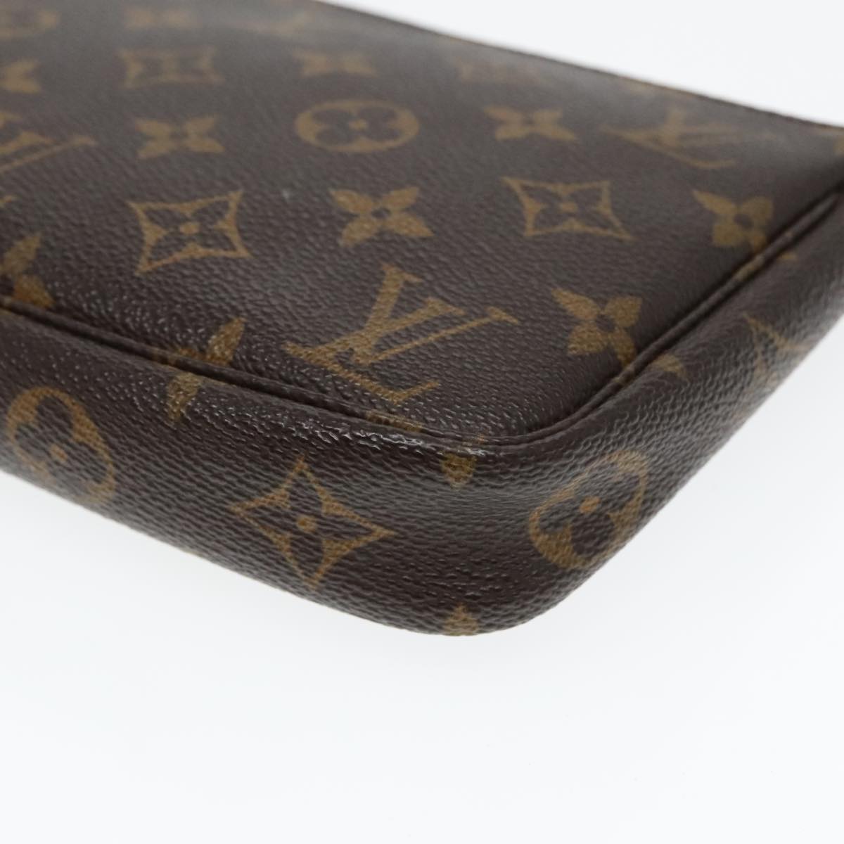 LOUIS VUITTON Monogram Pochette Accessoires Pouch M51980 LV Auth 94523