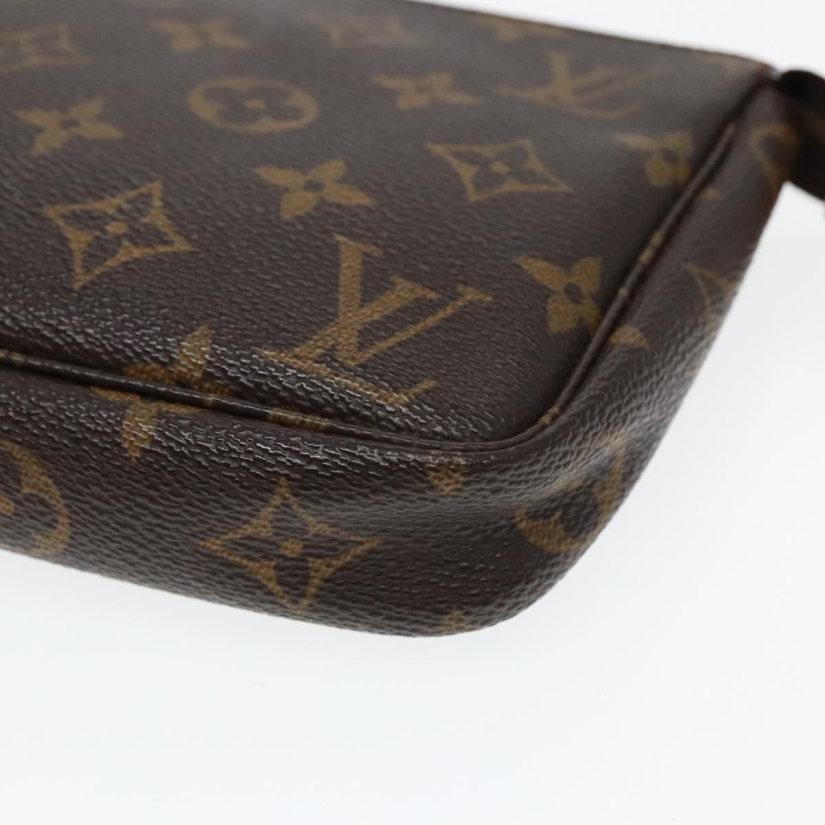 LOUIS VUITTON Monogram Pochette Accessoires Pouch M51980 LV Auth 94523