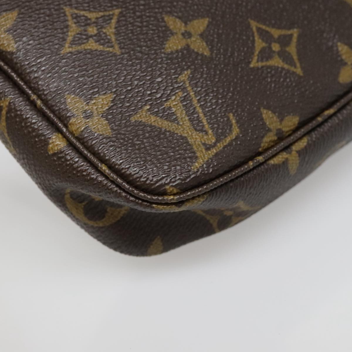 LOUIS VUITTON Monogram Pochette Accessoires Pouch M51980 LV Auth 94524