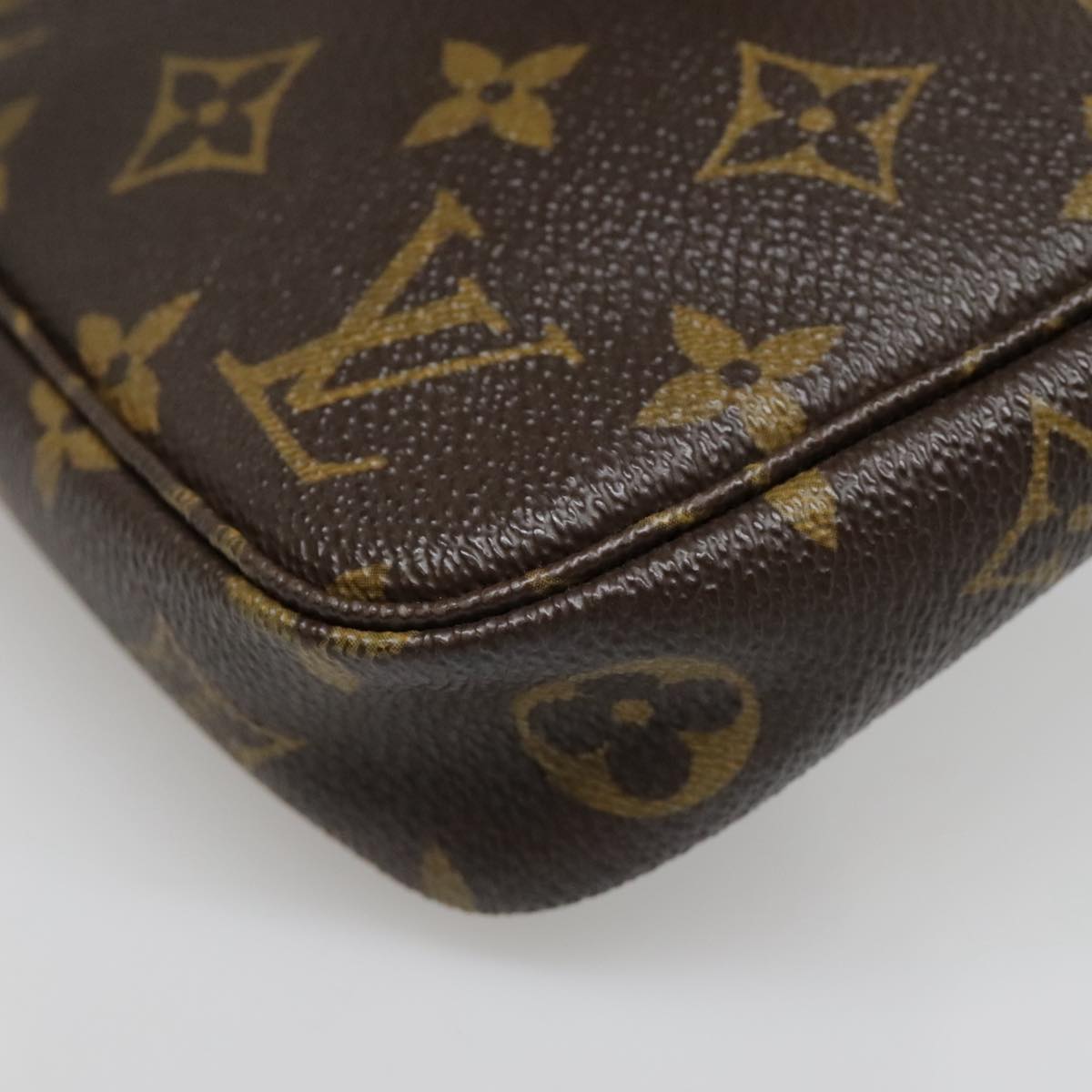 LOUIS VUITTON Monogram Pochette Accessoires Pouch M51980 LV Auth 94524