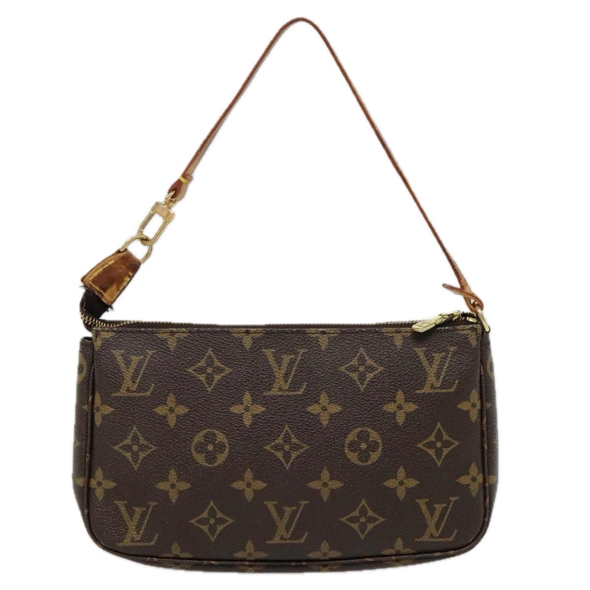 LOUIS VUITTON Monogram Pochette Accessoires Pouch M51980 LV Auth 94524