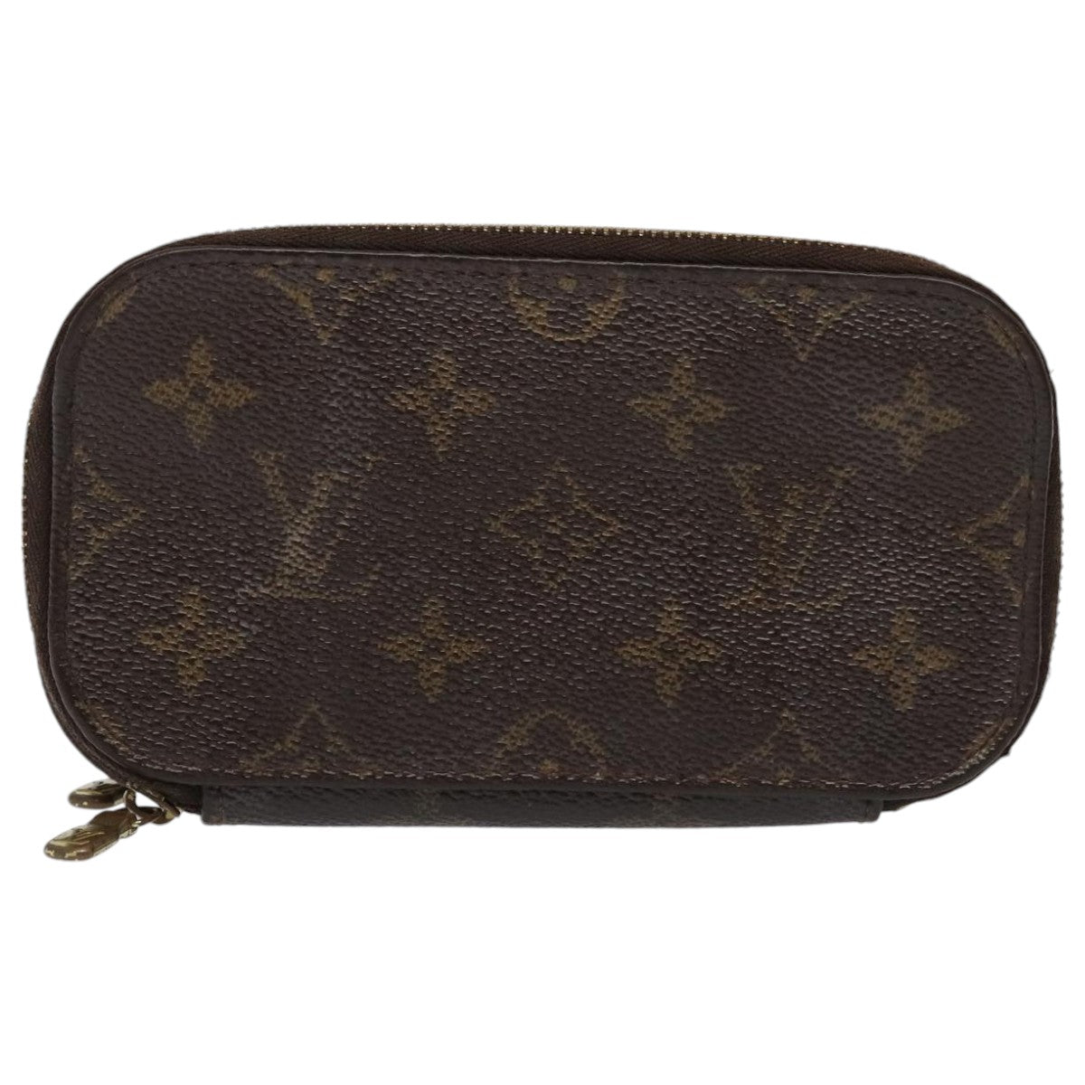 LOUIS VUITTON Monogram Trousse Brush PM Cosmetic Pouch M47510 LV Auth 94532