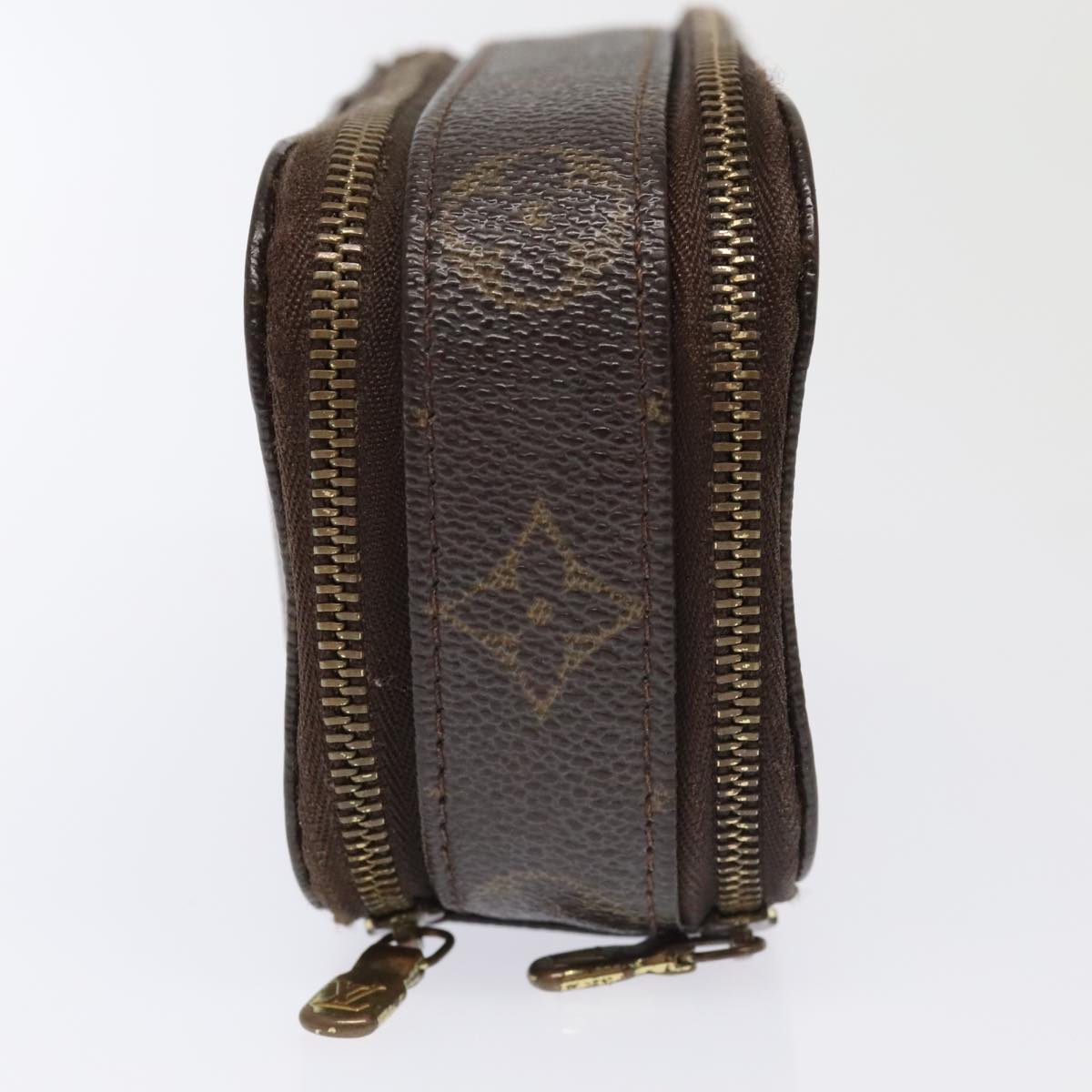 LOUIS VUITTON Monogram Trousse Brush PM Cosmetic Pouch M47510 LV Auth 94532