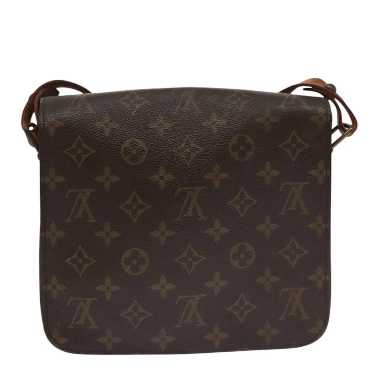 LOUIS VUITTON Monogram Cartouchiere MM Shoulder Bag M51253 LV Auth 94558