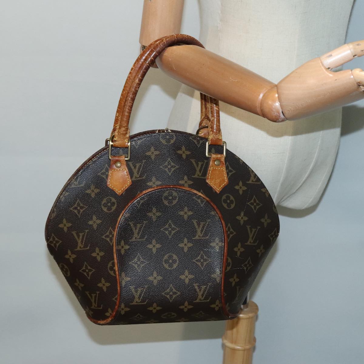 LOUIS VUITTON Monogram Ellipse PM Hand Bag M51127 LV Auth 94571