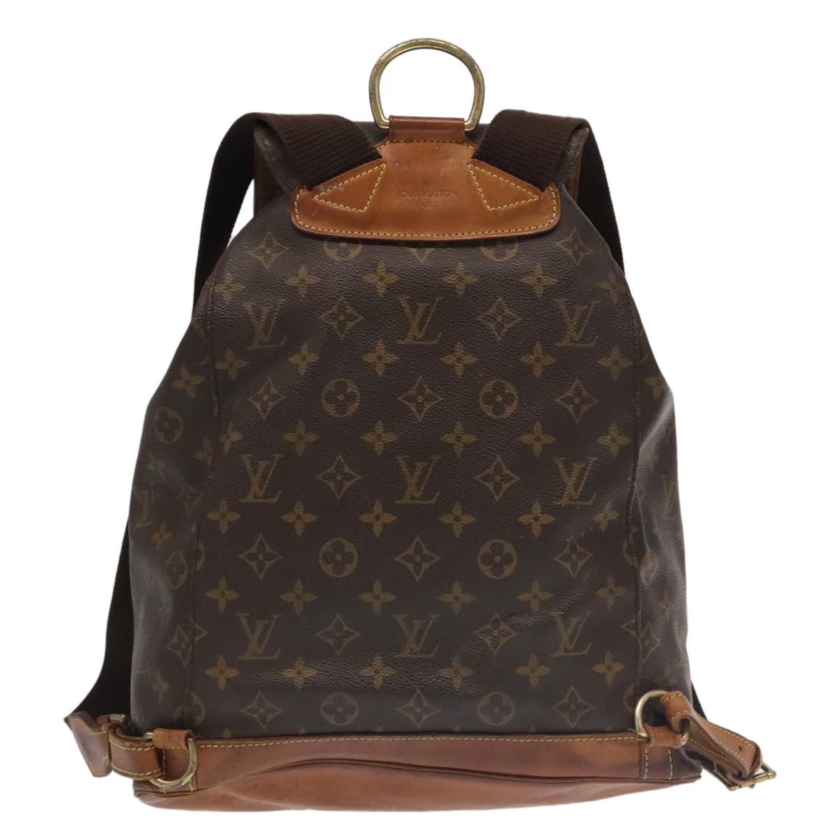 LOUIS VUITTON Monogram Montsouris GM Backpack M51135 LV Auth 94586