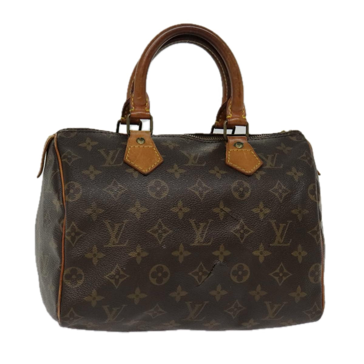 LOUIS VUITTON Monogram Speedy 25 Hand Bag M41528 LV Auth 94588