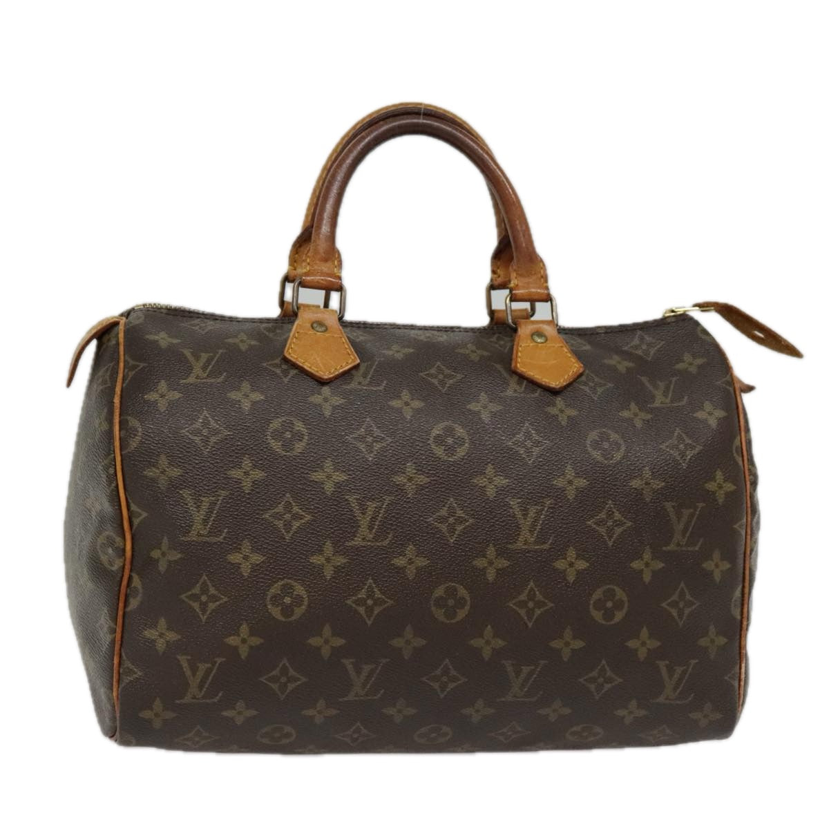 LOUIS VUITTON Monogram Speedy 30 Hand Bag M41526 LV Auth 94589