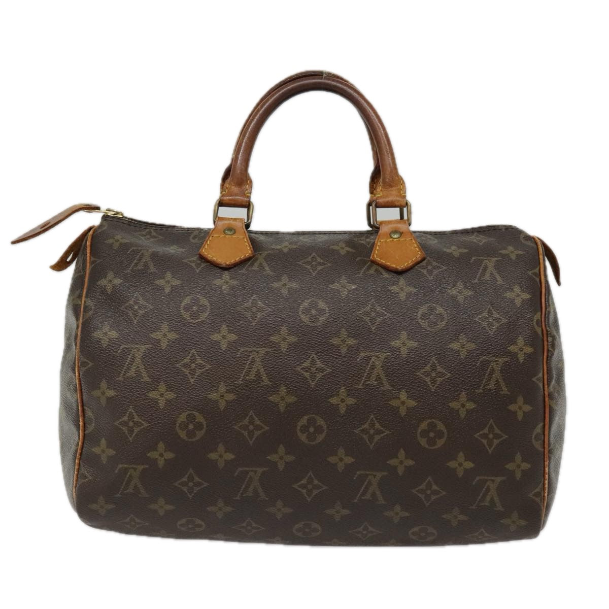 LOUIS VUITTON Monogram Speedy 30 Hand Bag M41526 LV Auth 94589